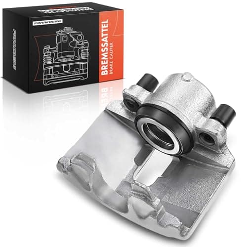 Image of Frankberg Brake Caliper Disc Brake Front Left Compatible with Golf Plus Golf V Golf VI P.a.s.s.a.t Fabia II Fabia III A3 O.c.t.a.v.i.a II Leon C.a.d.d.y III Replace# 1K0615123E