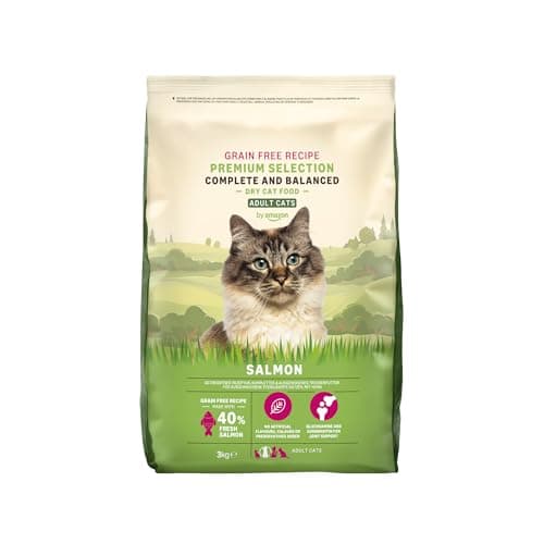 Image of by Amazon Dry Cat Food for Adult Cats, Grainfree Recipe with Fresh Salmon, 1 Pack of 3kg (Previously a Lifelong brand, same product)