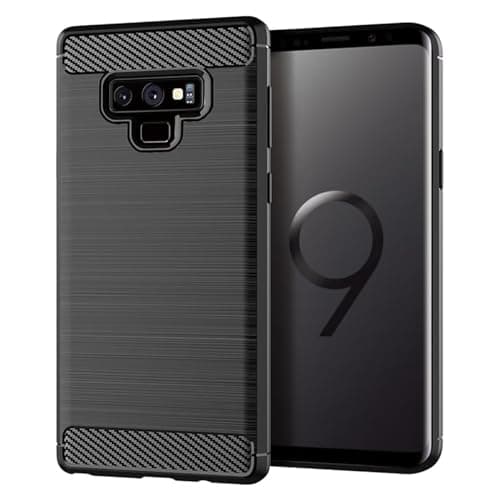 Image of Sidande Case for Galaxy Note 9 Case, Samsung Note 9 SM-N960F Case, Ultra Slim Phone Cover with Shock-Absorption Carbon Fiber TPU Rubber Protective Cases for Samsung Galaxy Note 9 Black