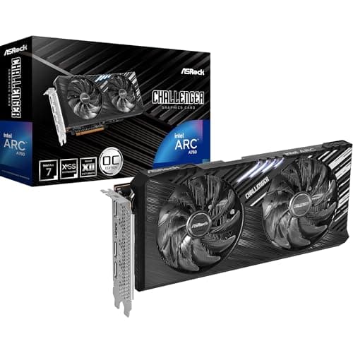 Image of ASRock Intel Arc A750 Challenger Se 8Gb Oc 8Gb Ddr6 Hdmi 3 Dp 2200Mhz Clock Led
