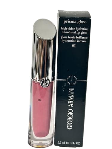 Image of Prisma Glass Lip Gloss - 05 Berry Beam by Giorgio Armani for Women - 0.11 oz Lip Gloss