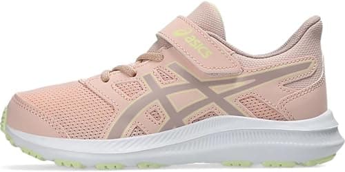 Image of ASICS Boys Jolt 4 Ps Sneaker, Breeze Neutral Pink, 1 UK