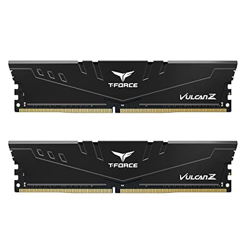Image of TEAMGROUP T-Force Vulcan Z DDR4 16GB Kit (2x8GB) 3200MHz (PC4-25600) CL16 Desktop Memory Module Ram Black TLZBD416G3200HC16FDC01