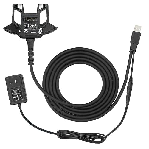 Image of USB Charger Cable with Adapter for Zebra Symbol TC70 TC75 PDA Handheld Computer Charger Set Replaces CBL-TC7X-USB1-01 for TC72 TC77 Scanner