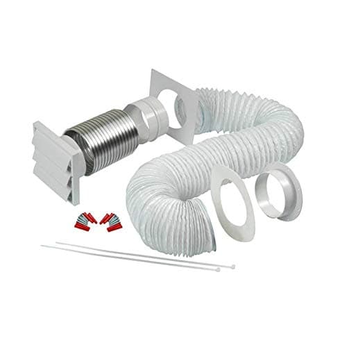 Image of Tumble Dryer Venting Kit with Gravity White Grille 100mm