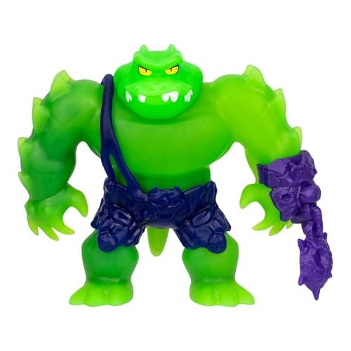Image of Heroes of Goo Jit Zu Meteor Madness, Stretchy Rock Jaw Action Figure, With Unique Gooey Filling & Battle Gauntlet