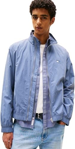 Image of Tommy Jeans Mens Tjm Essential Ext Dm0dm21929 Other Jackets, Grey (Blue Moment), S UK