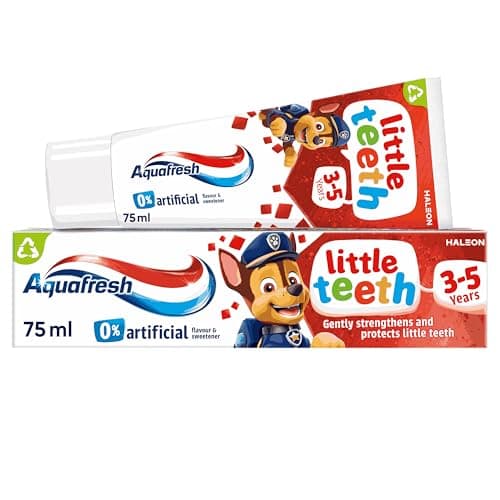 Image of Aquafresh Paw Patrol Little Teeth 3-5 years, Kids toothpaste, Gently Strengthens and Protects Little Teeth, 75ml