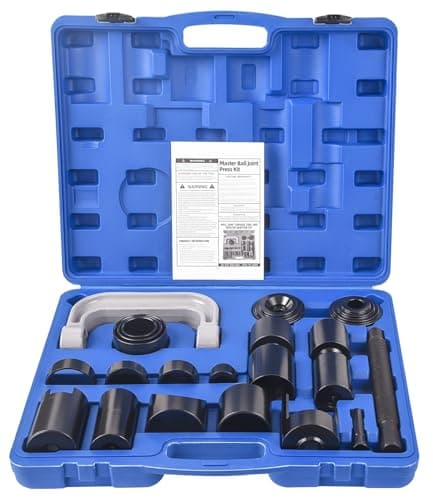 Image of DHA 21pc Heavy Duty Master Ball Joint Press & U Joint Removal Tool Kit with 4x4 Adapters for Most 2WD and 4WD Car and Light Truck, Ball Joint Tool Installer and Remover Kit