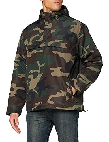 Image of Brandit Windbreaker, color: woodland, size: L