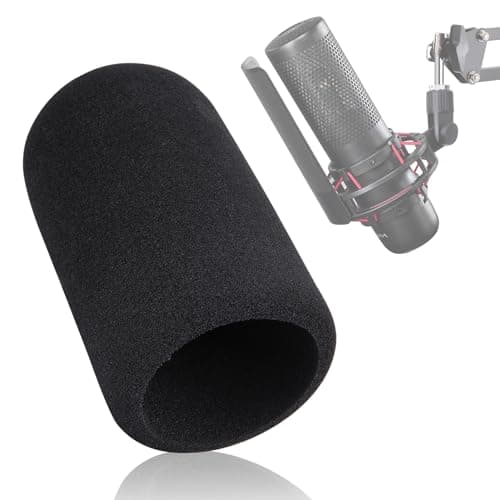 Image of YOUSHARES Mic Cover Foam for HyperX ProCast Condenser Mic - ProCast Microphone Pop Filter Mic Windscreen for Streaming, Podcast, and Recording to Blocks Out Plosives