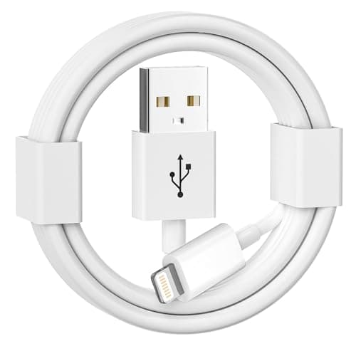Image of USB A to Lightning Cable [MFi Certified] - Car Carplay Charger Cable, Auto Charging Cord Compatible with iPhone 14/13/12/11 Pro/Pro Max/XS Max/XS/XR/X/SE/8/iPad Air 2/Mini 2/Mini 4/AirPods 2nd/3nd/Pro