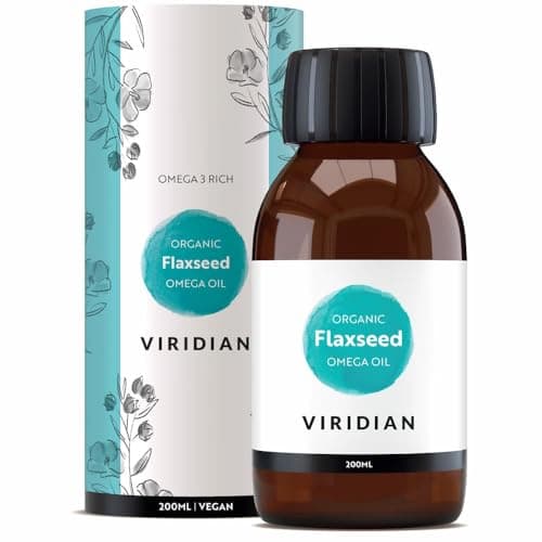 Image of Viridian 100% Organic Golden Flaxseed Oil 200ml