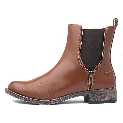 Image of Rocket Dog Womens Camilla Chelsea Boots, Brown Bromley, 6 UK