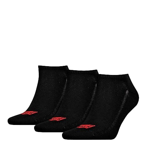 Image of LEVIS Unisex Recycled Cotton Sneaker Sock, Black, 43/46