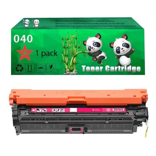Image of Replacement 040 Toner Cartridge Compatible for Canon i-SENSYS LBP-710Cx LBP-712Cx Printers, Up to 6300 Pages, Vivid Colors, Contains Chip (1 Pack Magenta)