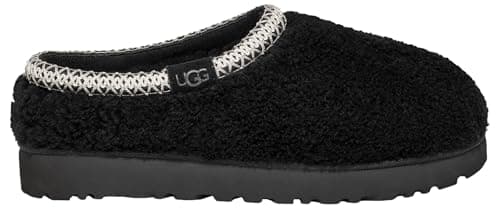 Image of UGG Women's Tasman Maxi Curly Slipper, Black, 3 UK