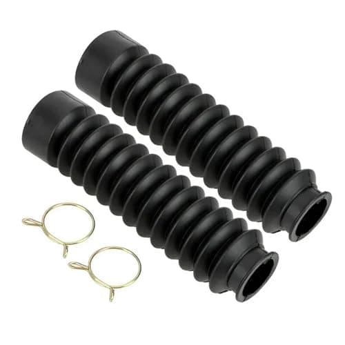 Image of 2Pcs Motorcycle Rubber Front Fork Shock Absorber Dust Cover Gaiters Gators Boots Dustproof Sleeve Accessories Fork Protectors Motorcycle Front Shock Covers