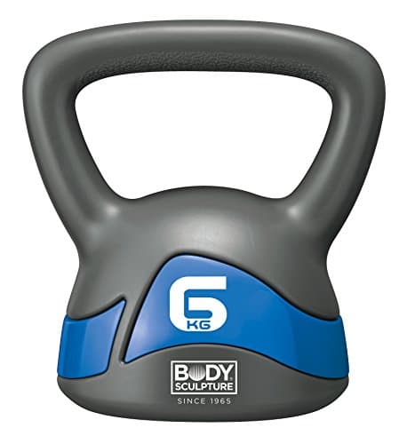 Image of Body Sculpture BSCK06 6 KG carta Football Kettlebells, Grey/Blue
