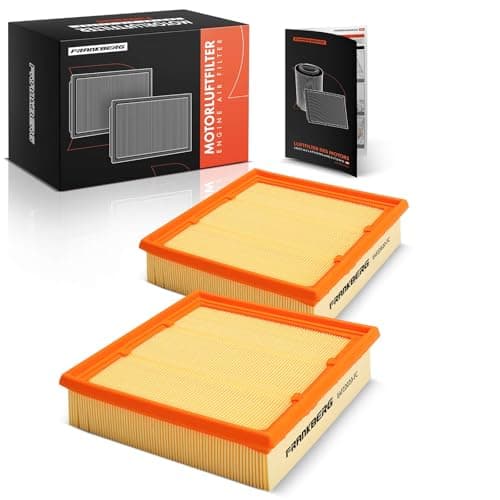 Image of Frankberg 2x Engine Engine Air Filters Car Car Compatible with A-Class W176 A160-A220 1.5L-2.1L 2012-2018 B-Class W242 W246 B160-B220 1.5L-2.1L 2011-2018 Replace# 6510940204