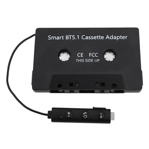 Image of Car Audio Bluetooth Cassette Receiver, Tape Player Bluetooth 5.1 Cassette Aux Adapter, Desk Player for Listening Music and Car Voice