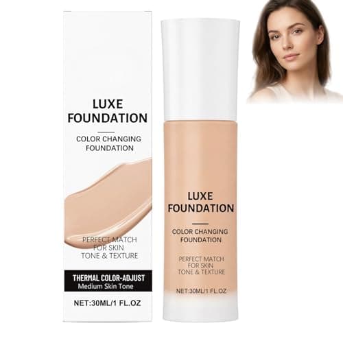 Image of Luxe Intelligent Color Changing Foundation,30ml/1 fl oz,Adapts to Skin Tone,Lightweight Luxe Foundation for Mature Skin, Long Lasting Natural Dewy Finish Buildable Formula