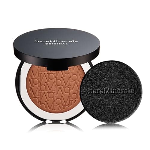 Image of bareMinerals ORIGINAL Pressed Powder Foundation Mineral - SPF 15, Talc-Free, Luminous Finish, Buildable Coverage, Vegan, Clean Beauty