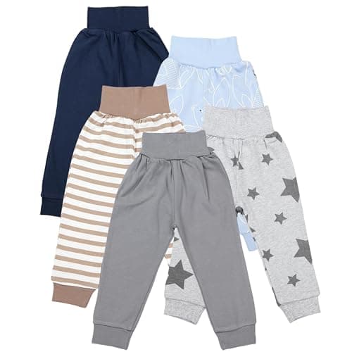 Image of TupTam Baby Long Trousers Pack of 5, Boy 7, 92
