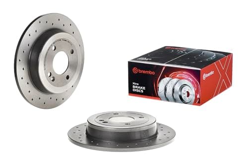 Image of Brembo Xtra 08.C172.1X Brake Disc Rear Perforated Set of 2