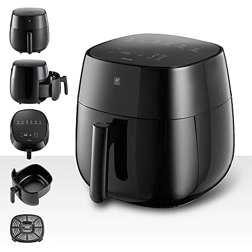 Image of ZWILLING Air Fryer, 4L, 1400W, 6 Programs, Black