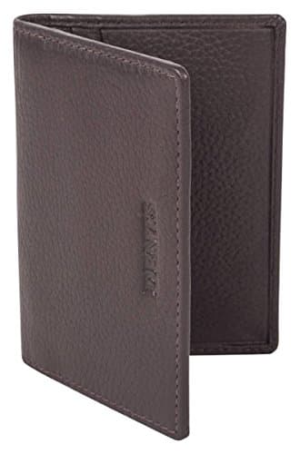 Image of Dents Mens Pebble Grain RFID Blocking Credit Card Holder - Chocolate
