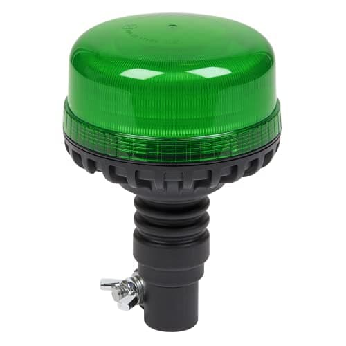 Image of Sealey WB955LEDG 12V/24V SMD LED Warning Beacon with Flexible Spigot Fixing - Green