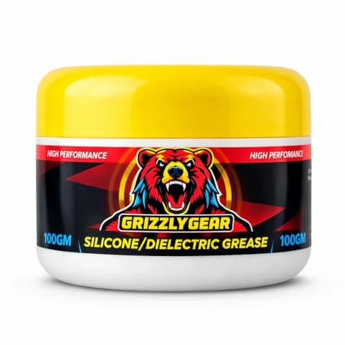 Image of 100% Silicone Grease 100g - Waterproof Dielectric Lubricant for O-Rings, Gaskets, Seals, Automotive & Plumbing | High-Temperature | Non Toxic by GrizzlyGear