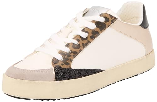 Image of Geox Women's D Blomiee I Trainers, Optic White Mud, 2.5 UK