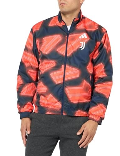 Image of adidas Men's Juventus Anthem Jacket Outerwear, Night Indigo, 3XL