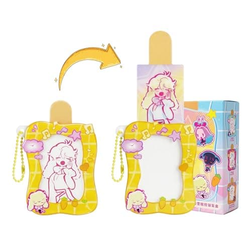 Image of YJacuing Alien Stage Rabbit Series Blind Box Ice Pop Acrylic Keychain, Official ALNST Mystery Bag Charm with Pull-Out Design (Single Box, Contains One Random Character)