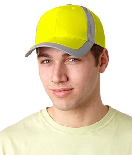 Image of RF102 AD REFLECTOR HI-VIS CAP YELLOW OS