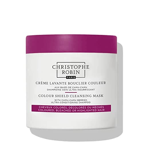 Image of Christophe Robin Colour Shield Cleansing Mask 250ml – Deep Cleansing & Colour Protection Treatment – Gently Removes Build-Up While Preserving Colour Vibrancy