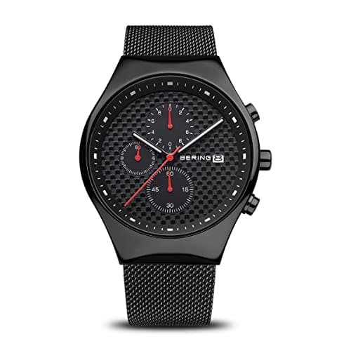 Image of BERING Men Analog Quartz Classic Collection Watch with Stainless Steel Strap & Sapphire crystal 18842-382