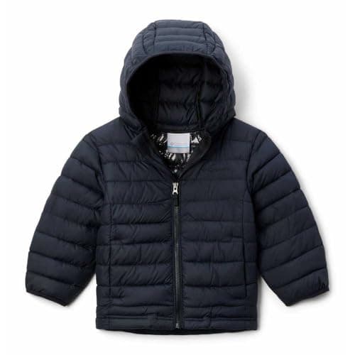Image of Columbia Youth Boys' Hooded Jacket, Powder Lite II, L- Youth