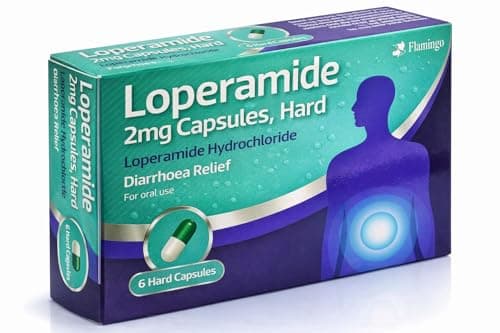 Image of 48 Diarrhoea Relief 2mg Capsules Loperamide Hydrochloride Tablets (8x6)
