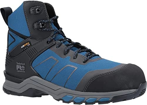 Image of Timberland Pro Mens Hypercharge Textile Lace Up Safety Boots Teal Black