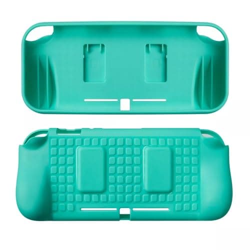 Image of EXTREMEGRIPPRO Comfort Grip Case for Nintendo Switch Lite - Ergonomic, Shockproof TPU Protective Cover, Scratch-Resistant, Easy Fit (Turquoise)