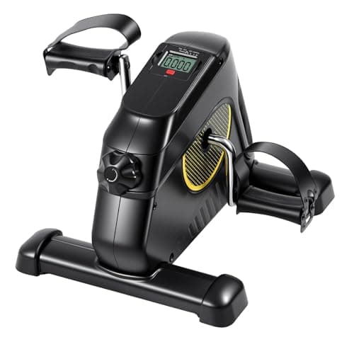 Image of Panana Pedal Exerciser, Mini Exercise Bike for Arm & Leg, Quiet Under Desk Pedal Machine with Adjustable Resistance & LCD Monitor, Portable Seated Exerciser for Home, Office & Rehabilitation