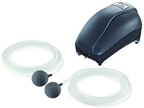Image of Pontec PondoAir Set 450-6 Watt Energy-Efficient Pond Air Pump with Dual Air Outlets, IP44 Waterproof Housing, and Quiet Operation - 2X Air Stones Included