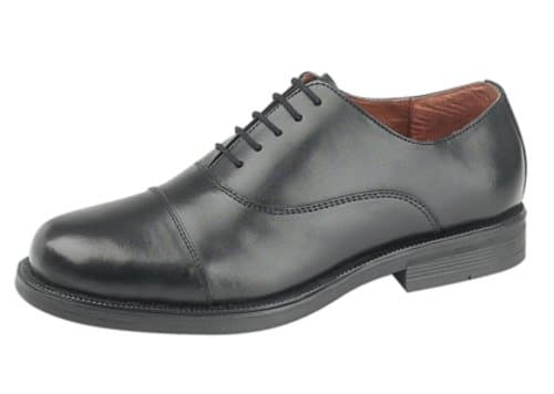 Image of FULL HIDE CADET SHOE, WITH LEATHER UPPER AND LINER, HI SHINE, SIZE UK 4