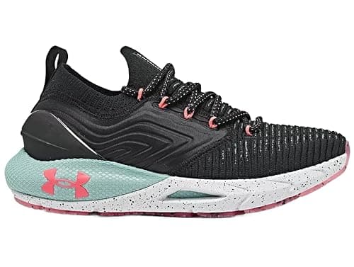 Image of Under Armour Women's HOVR Phantom 2 INKNT PS Running Shoe (Black/Blue 001, US Footwear Size System, Adult, Women, Numeric, Medium, 7)
