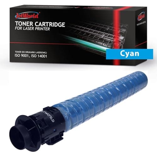 Image of JetWorld Toner Compatible Ricoh 841928 Cyan for MPC2003, MPC2004, MPC2004ex, MPC2003SP, MPC2011, MPC2011SP, MPC2503, MPC2504, MPC2503SP, MPC2504ex 9500 Pages High quality toner cartrid, high quality