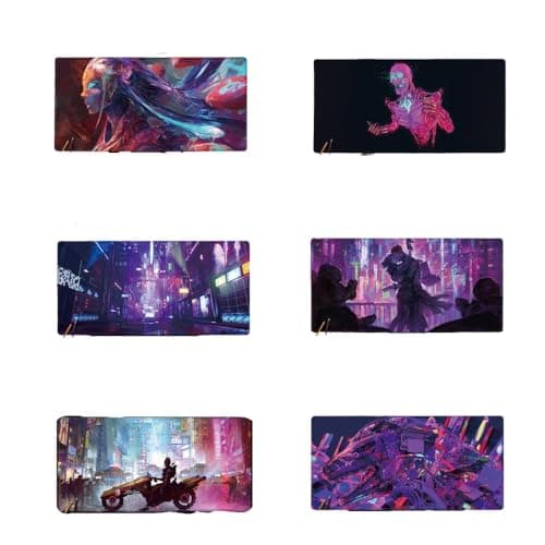Image of HDFC Cyberpunk Edgerunners Rebecca Mouse Pad Computer Mouse Pad Game Surroundings Large Play Mat Desk Mat Compatible with Optical Mouse, Durable, Rubber Sole, Washable Surface, Stylish, Popular (22.8