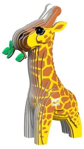 Image of EUGY Eco-Friendly 3D Giraffe Paper Puzzle 009